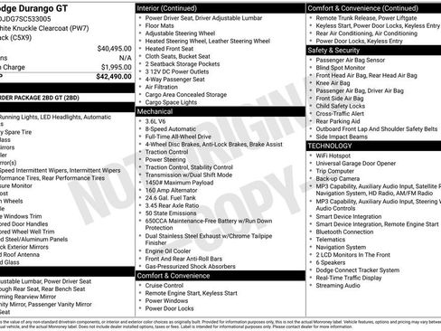 Used 2025 Dodge Durango GT AWD/4WD image 7