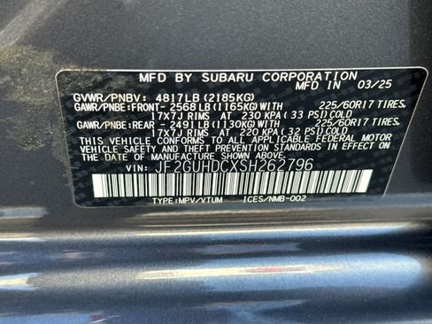 Certified 2025 Subaru Crosstrek 2.5i Premium AWD/4WD image 32