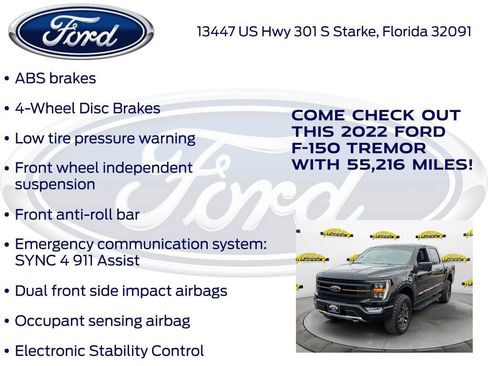 Used 2022 Ford F150 Tremor w/ Equipment Group 401A Mid image 27