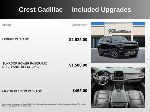 Used 2022 Chevrolet Tahoe Z71 w/ Luxury Package AWD/4WD image 5