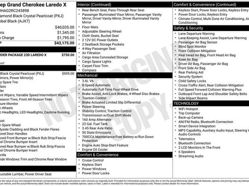 Used 2024 Jeep Grand Cherokee Laredo X AWD/4WD image 34