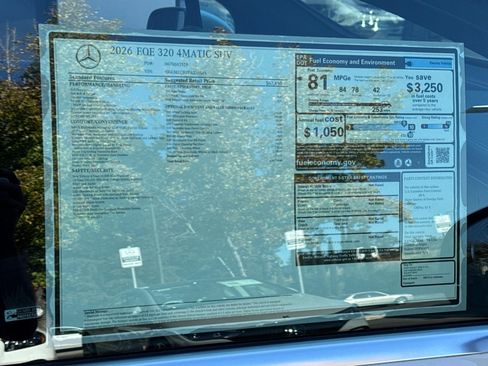 New 2026 Mercedes-Benz EQE 320 4MATIC SUV image 30