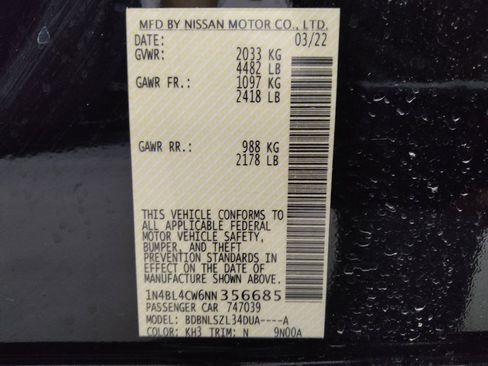Used 2022 Nissan Altima 2.5 SR AWD/4WD image 33