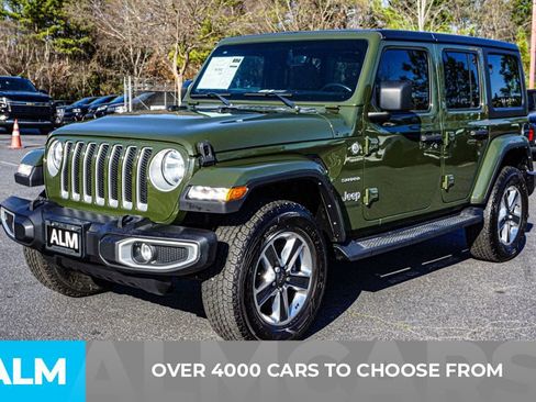 Used 2022 Jeep Wrangler Unlimited Sahara w/ Dual Top Group image 3