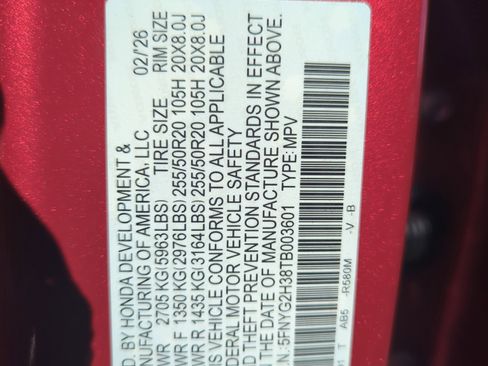 New 2026 Honda Pilot Sport image 33