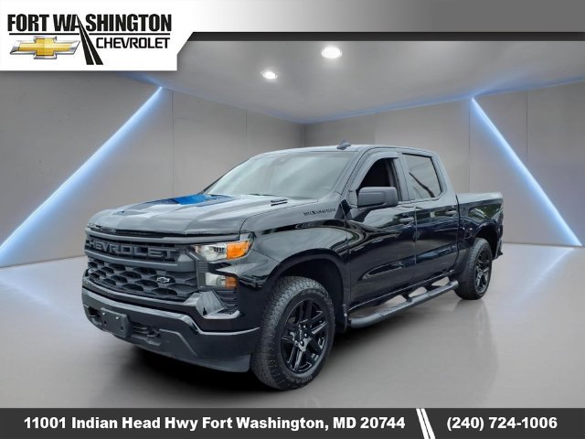 Used 2026 Chevrolet Silverado 1500 Custom w/ Turbomax Blackout Package AWD/4WD image 6