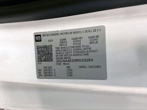 Used 2024 Chevrolet Silverado 1500 W/T w/ WT Fleet Convenience Package RWD image 31