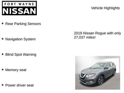 Used 2019 Nissan Rogue SL w/ Premium Package AWD/4WD image 7