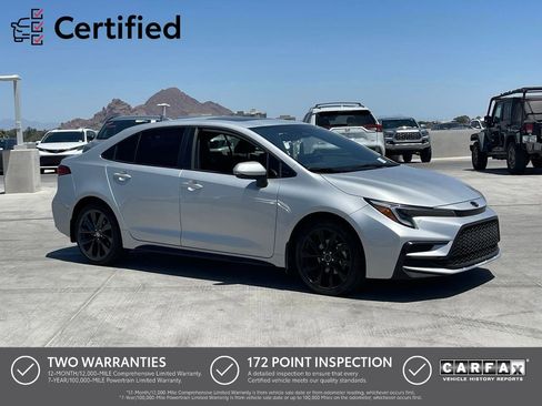 Used 2025 Toyota Corolla XSE FWD image 1