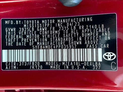 Used 2023 Toyota Corolla LE image 35