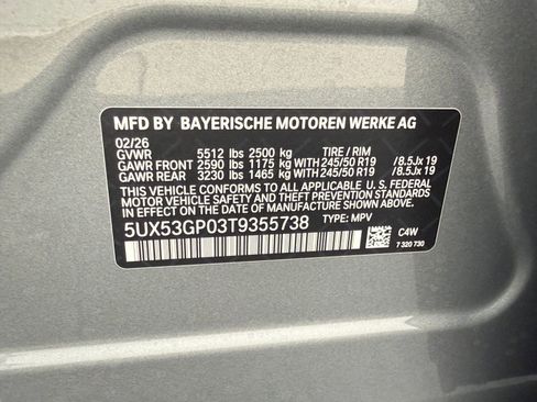 New 2026 BMW X3 xDrive30 w/ Premium Package image 19