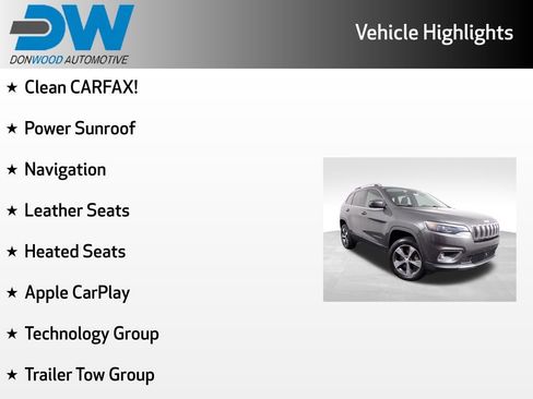 Used 2019 Jeep Cherokee Limited w/ Technology Group AWD/4WD image 6