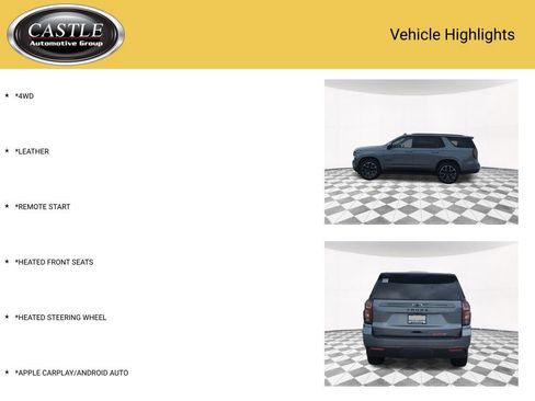 Used 2022 Chevrolet Tahoe RST w/ Luxury Package AWD/4WD image 3