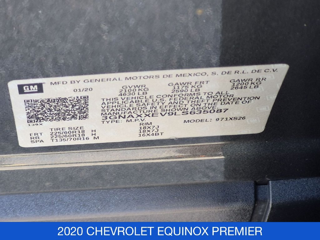 Used 2020 Chevrolet Equinox Premier AWD/4WD image 34