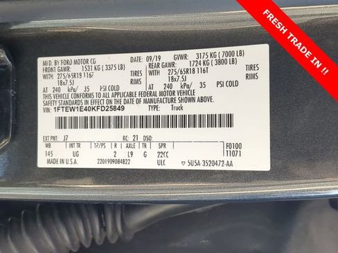 Used 2019 Ford F150 XLT w/ Equipment Group 301A Mid image 23