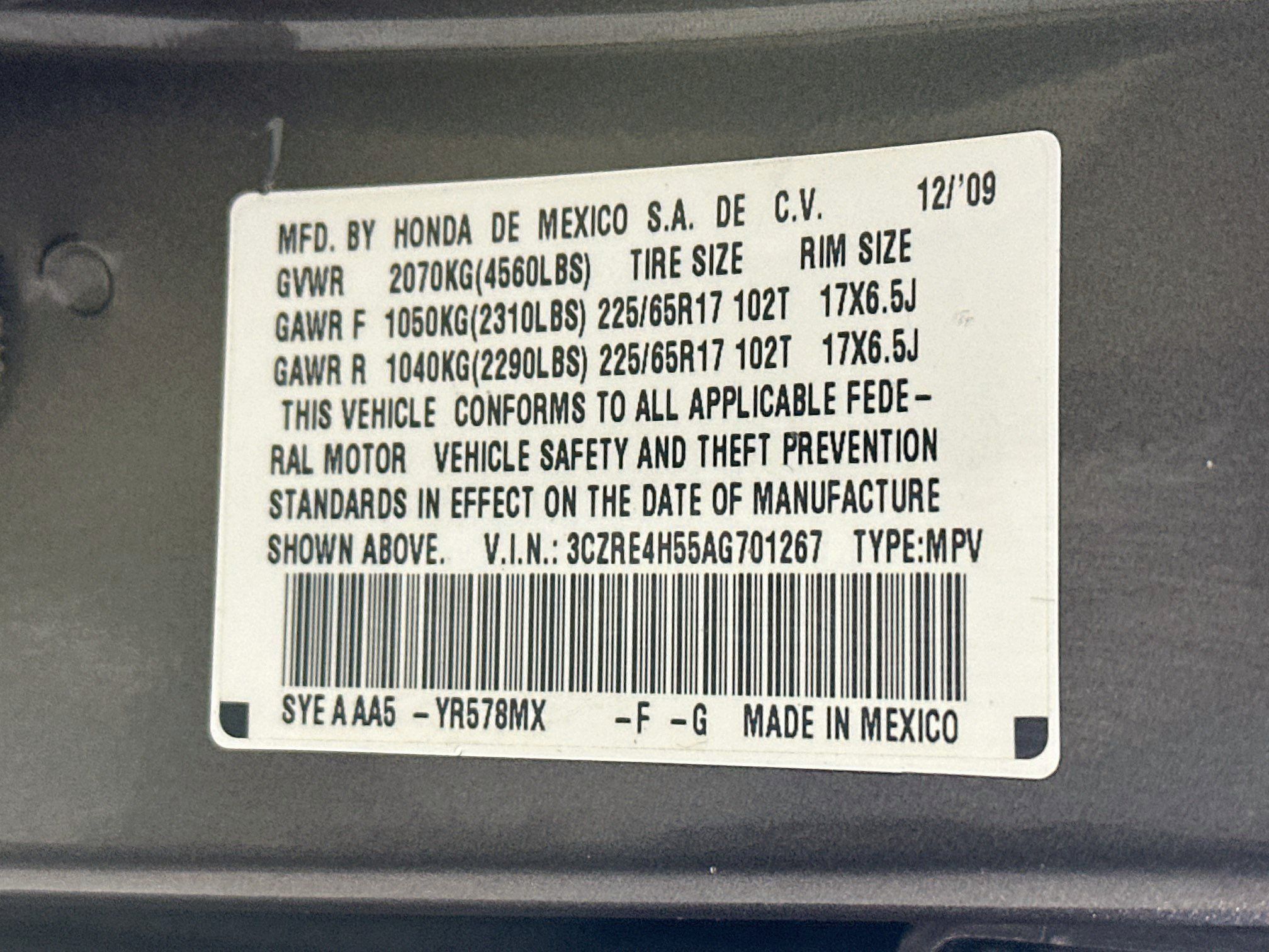 Used 2010 Honda CR-V EX image 29