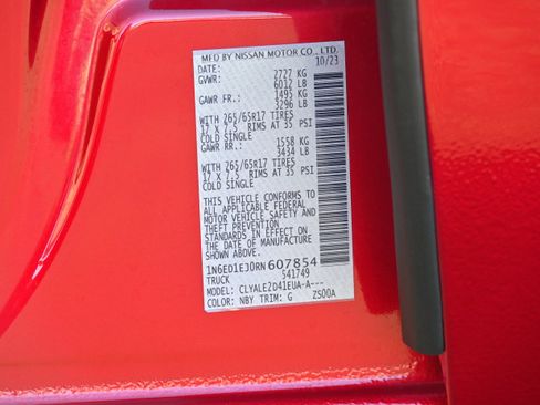 Used 2024 Nissan Frontier SL w/ Technology Package image 34