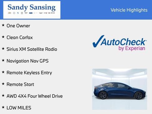 Used 2022 Tesla Model 3 Long Range AWD/4WD image 7