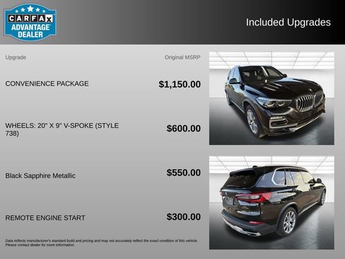 Used 2019 BMW X5 xDrive40i w/ Convenience Package AWD/4WD image 3