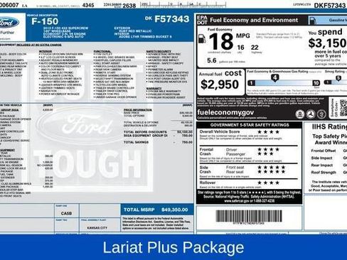 Used 2013 Ford F150 Lariat w/ Luxury Equipment Group image 5