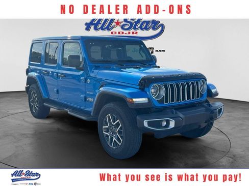 Used 2024 Jeep Wrangler Unlimited Sahara w/ Technology Group AWD/4WD image 1