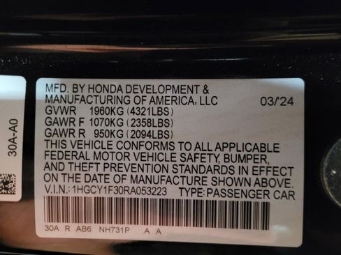 Used 2024 Honda Accord EX image 33