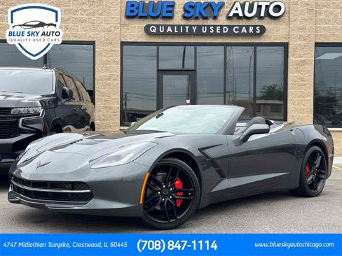 Used 2019 Chevrolet Corvette Stingray Convertible w/ 2LT Preferred Equipment Group RWD image 1