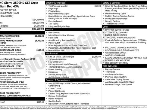 Used 2023 GMC Sierra 3500 SLT w/ SLT Premium Package image 39