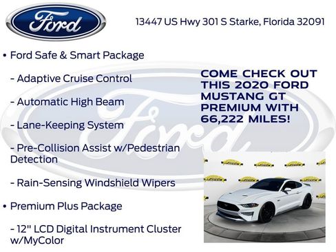 Used 2020 Ford Mustang GT Premium w/ GT Performance Package image 27