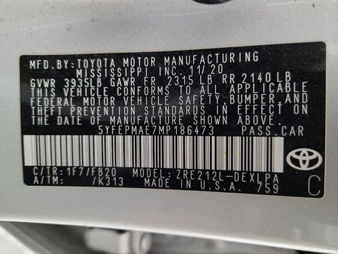 Used 2021 Toyota Corolla LE image 33