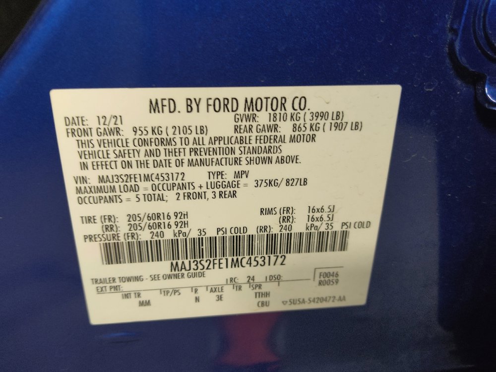 Used 2021 Ford EcoSport S FWD image 33