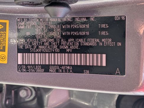 Used 2016 Toyota Highlander XLE AWD/4WD image 39