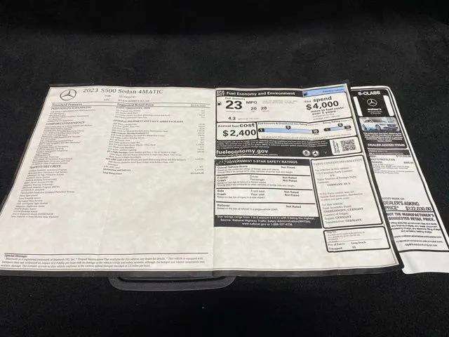 Used 2023 Mercedes-Benz S 500 4MATIC w/ AMG Line image 13