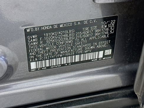 Used 2023 Honda HR-V EX-L image 12