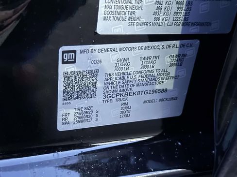 New 2026 Chevrolet Silverado 1500 Custom w/ Turbomax Blackout Package image 27