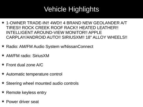 Used 2024 Nissan Pathfinder Rock Creek AWD/4WD image 33