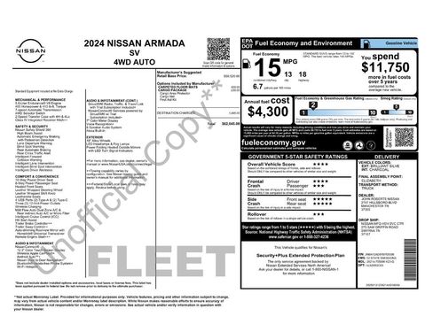 Certified 2024 Nissan Armada SV w/ Cargo Package image 46