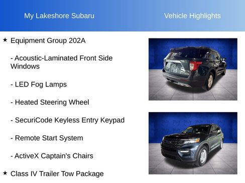 Used 2022 Ford Explorer XLT w/ Equipment Group 202A AWD/4WD image 11