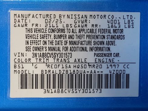 Used 2025 Nissan Sentra SV FWD image 33