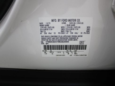 Used 2021 Ford Explorer XLT w/ Equipment Group 202A image 50