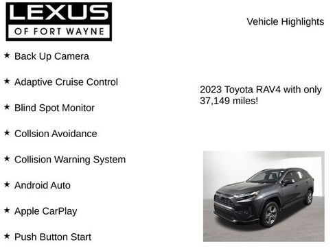 Used 2023 Toyota RAV4 XLE w/ Convenience Package image 7