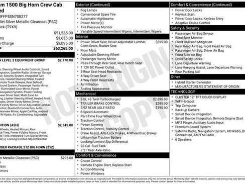 Used 2025 RAM 1500 Big Horn AWD/4WD image 3