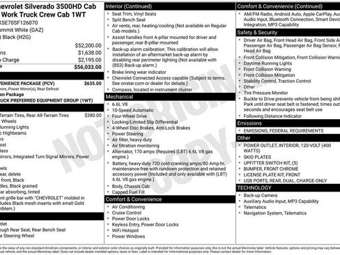 New 2025 Chevrolet Silverado 3500 W/T w/ WT Convenience Package image 29