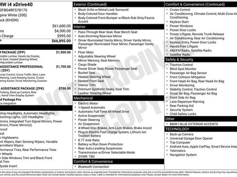 Used 2024 BMW i4 xDrive40i image 3