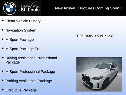 Used 2026 BMW X5 xDrive40i AWD/4WD image 5