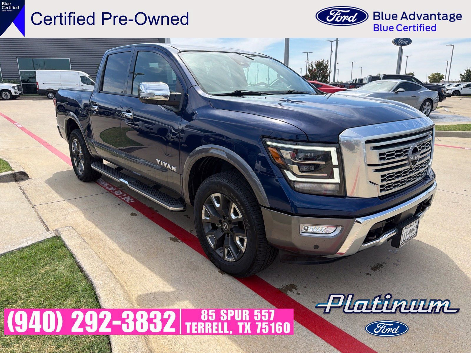 Used 2023 Nissan Titan Platinum Reserve w/ Moonroof Package AWD/4WD 360° Tour