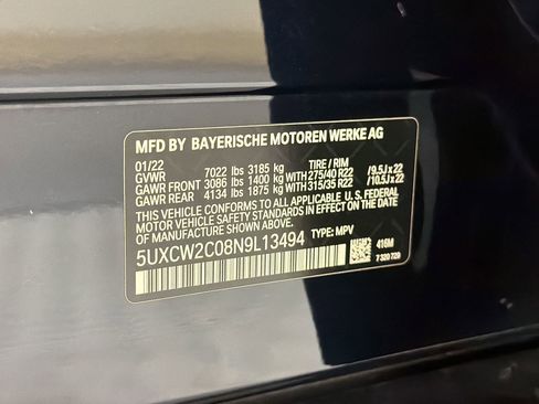 Used 2022 BMW X7 xDrive40i w/ M Sport Package AWD/4WD image 20