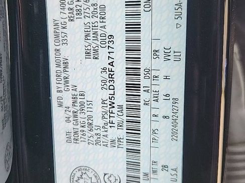 Used 2024 Ford F150 Lariat w/ Equipment Group 502A High AWD/4WD image 14