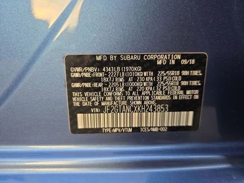 Used 2019 Subaru Crosstrek 2.0i Limited w/ Moonroof Package w/Navigation image 18