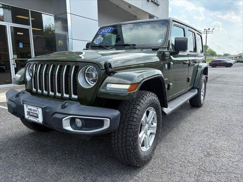 Certified 2021 Jeep Wrangler Unlimited Sahara w/ Cold Weather Group AWD/4WD image 3